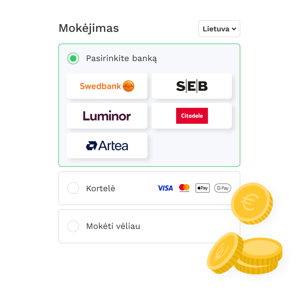 Kodėl verta rinktis MakeCommerce mokėjimus?